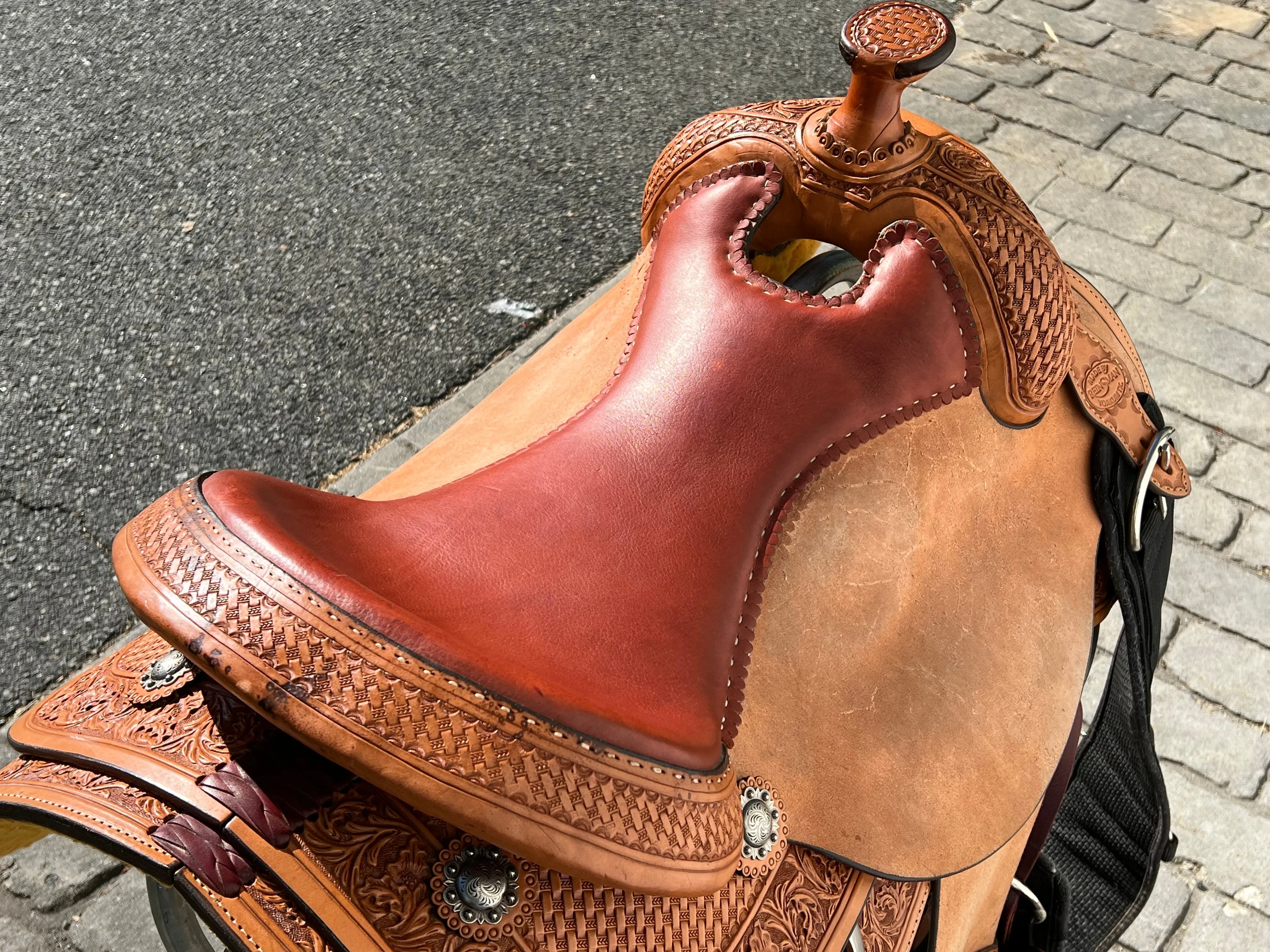 Used Reinsman Brian Bell-Bell Ranch 17” Western Reiner Saddle