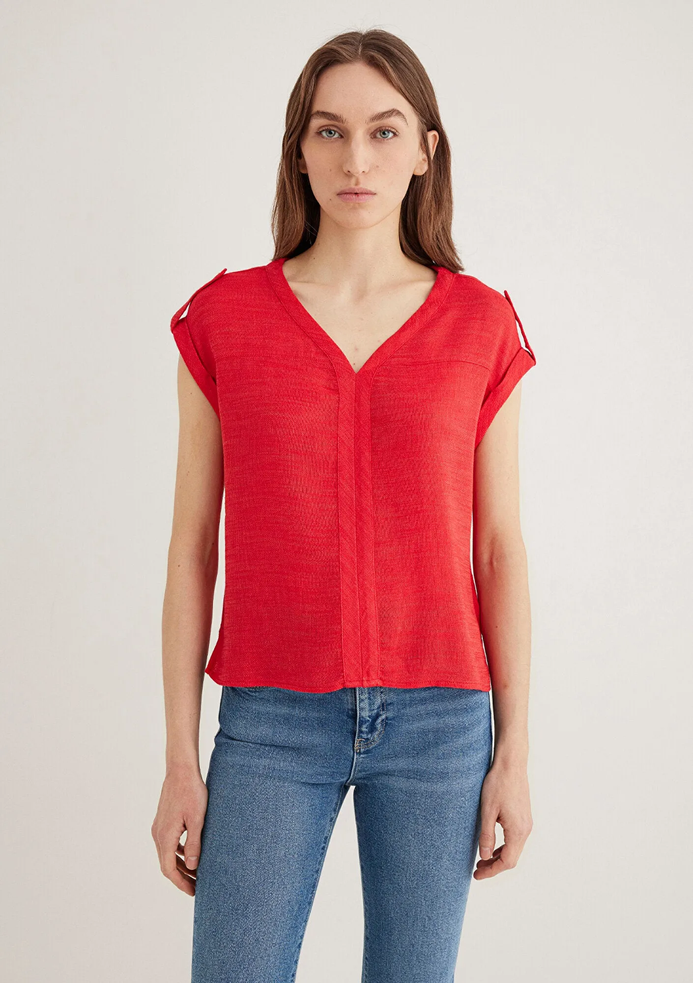 V Neck Blouse