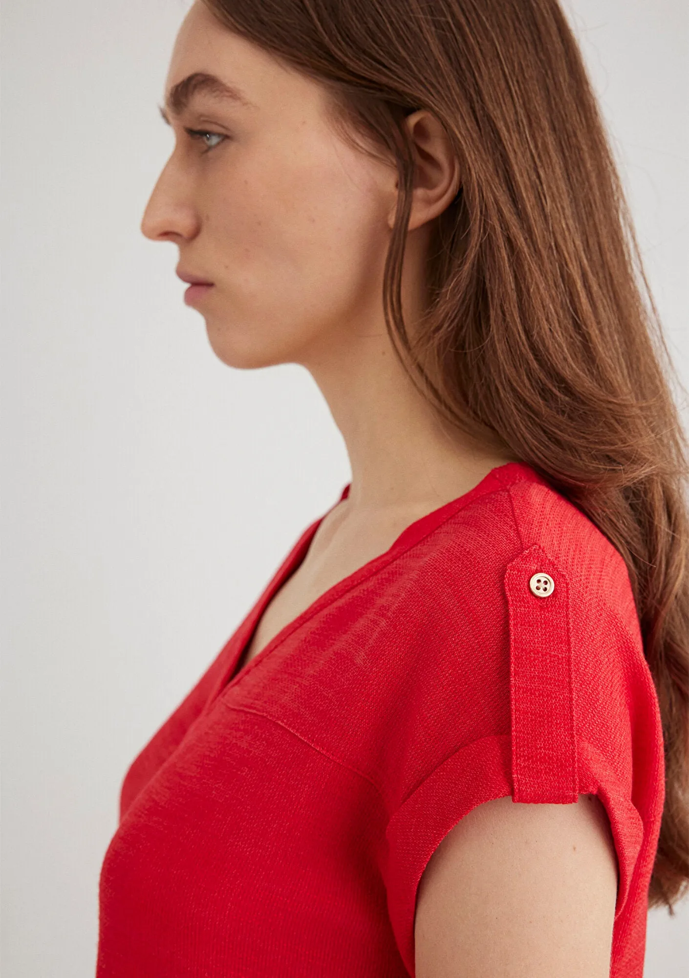 V Neck Blouse