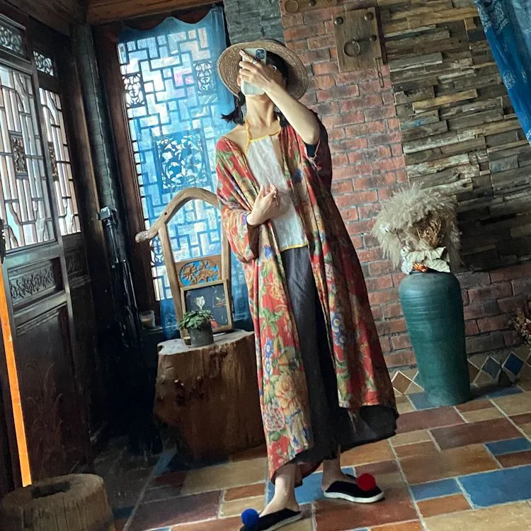 Vintage Bloom Kimono