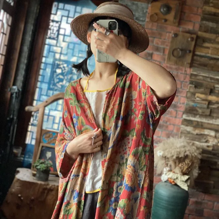 Vintage Bloom Kimono