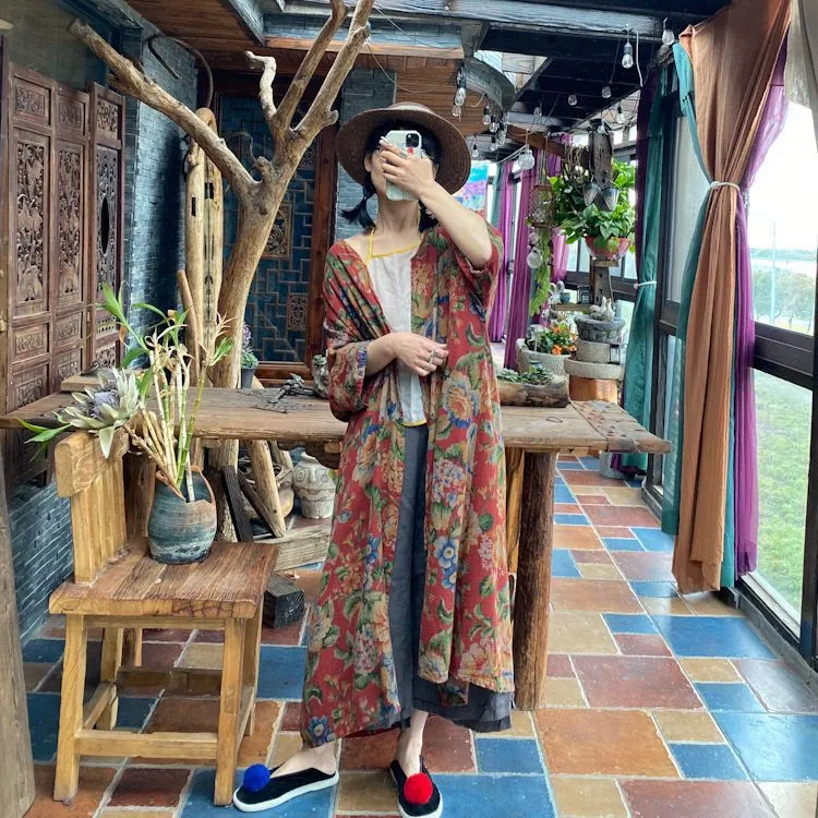 Vintage Bloom Kimono