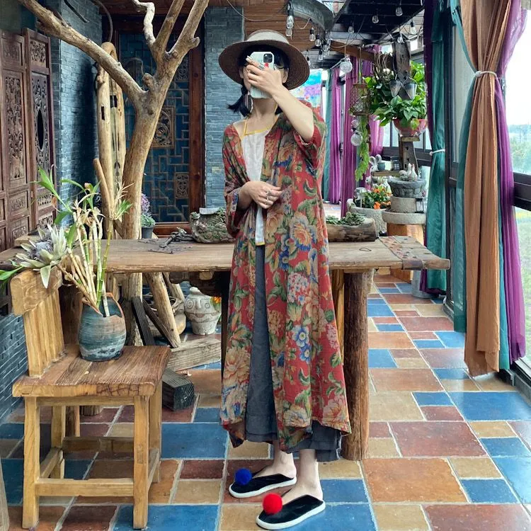 Vintage Bloom Kimono