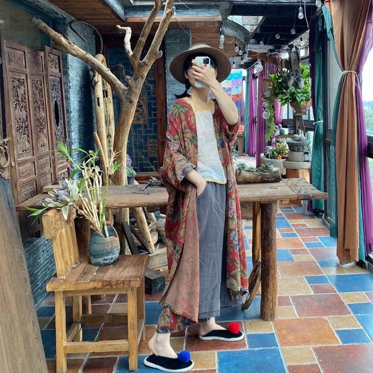 Vintage Bloom Kimono