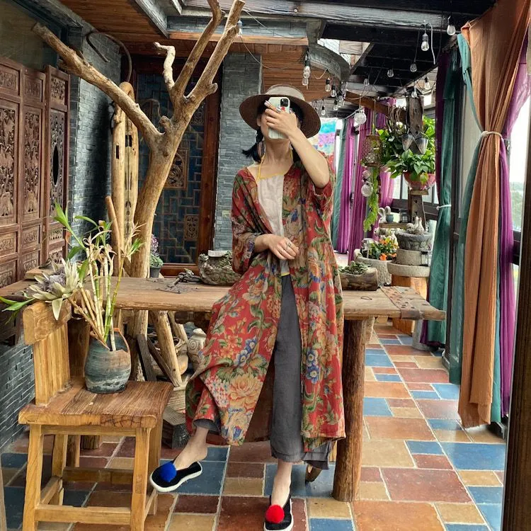 Vintage Bloom Kimono