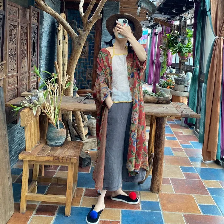 Vintage Bloom Kimono