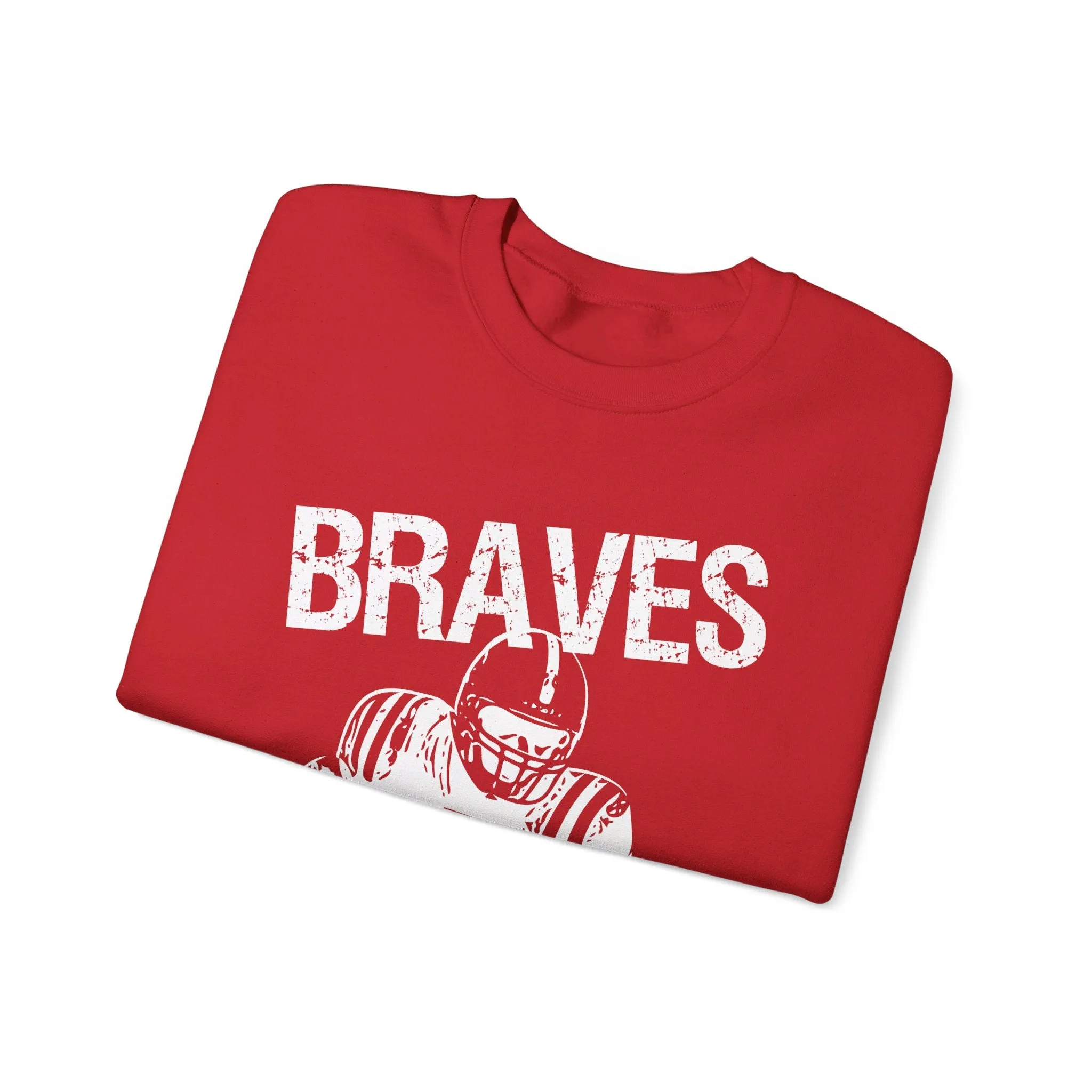 Vintage Braves Football Crewneck Sweatshirt