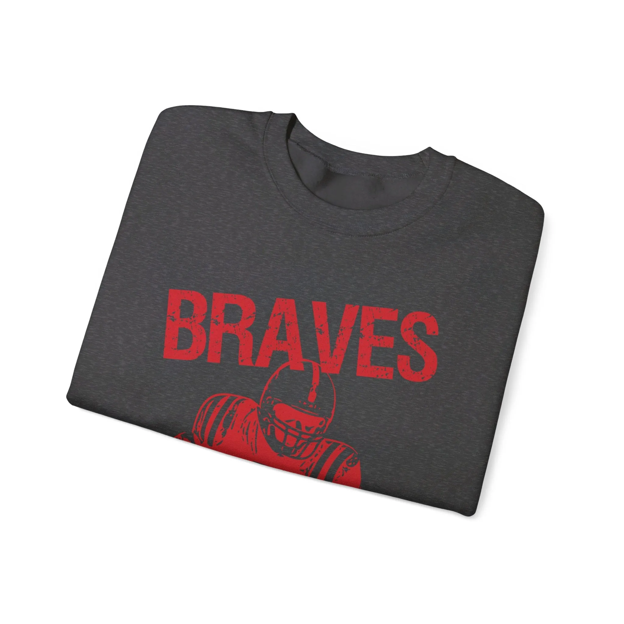 Vintage Braves Football Crewneck Sweatshirt