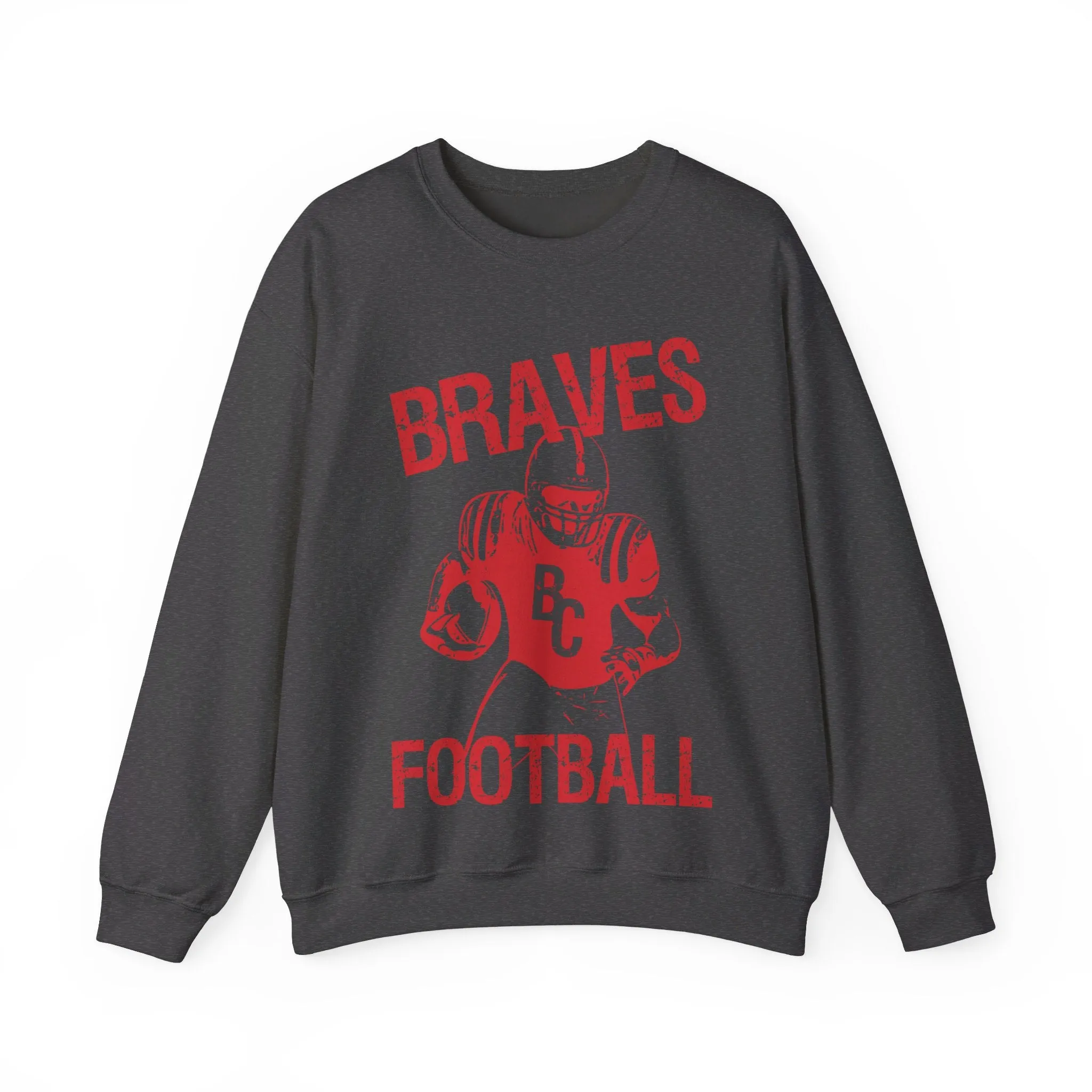 Vintage Braves Football Crewneck Sweatshirt
