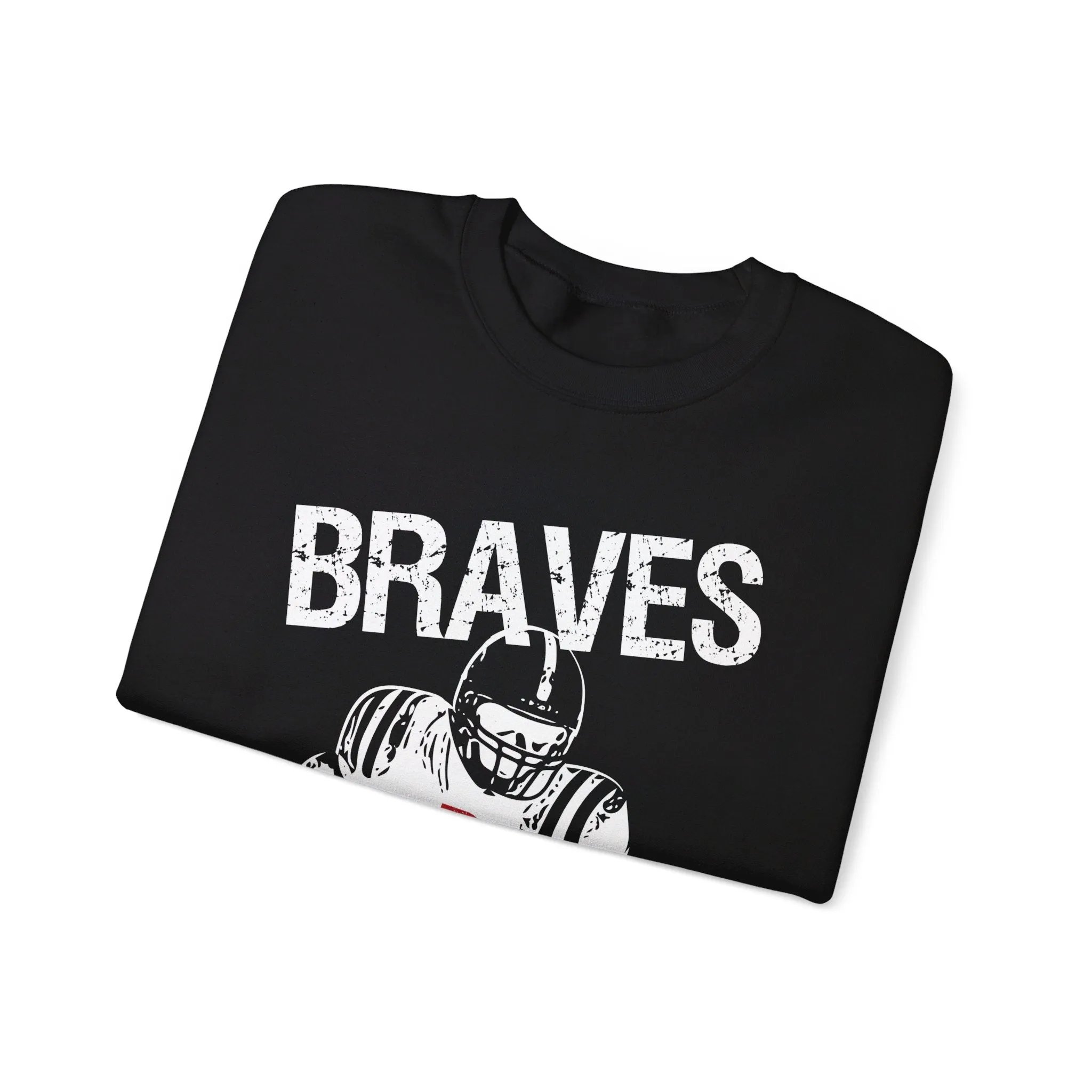 Vintage Braves Football Crewneck Sweatshirt