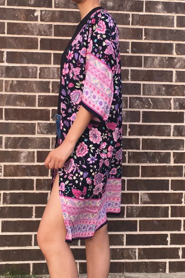 Viscose Floral Kimono