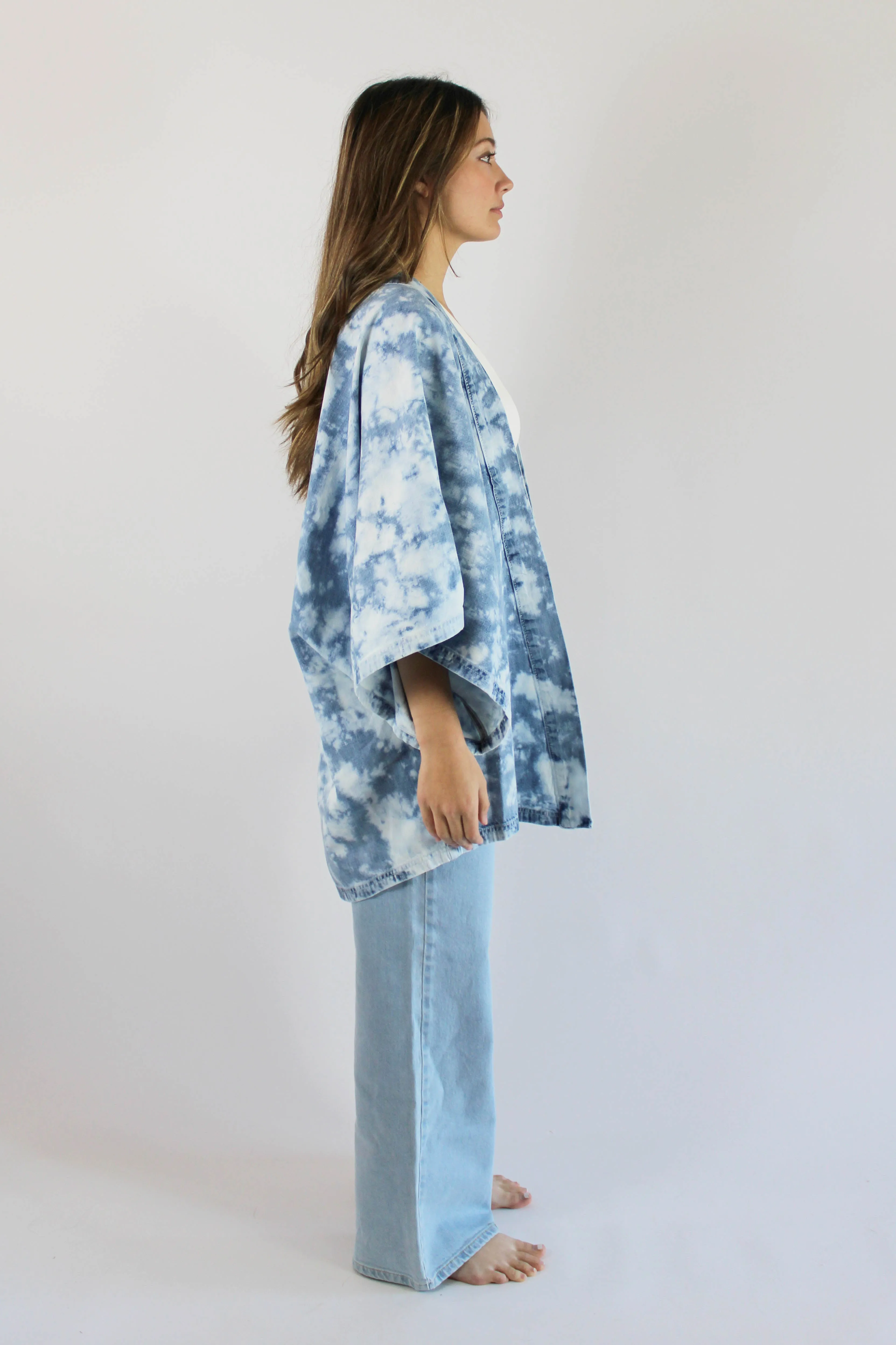 Wabi Sabi Kimono - Sky Wash