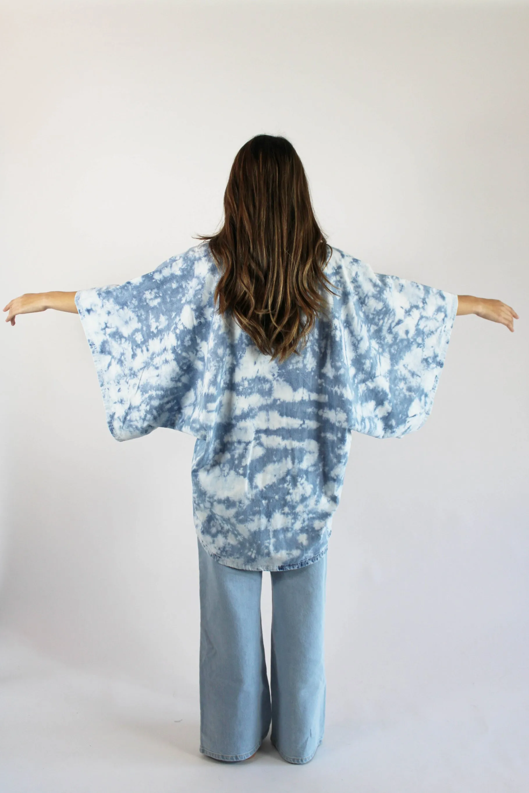 Wabi Sabi Kimono - Sky Wash