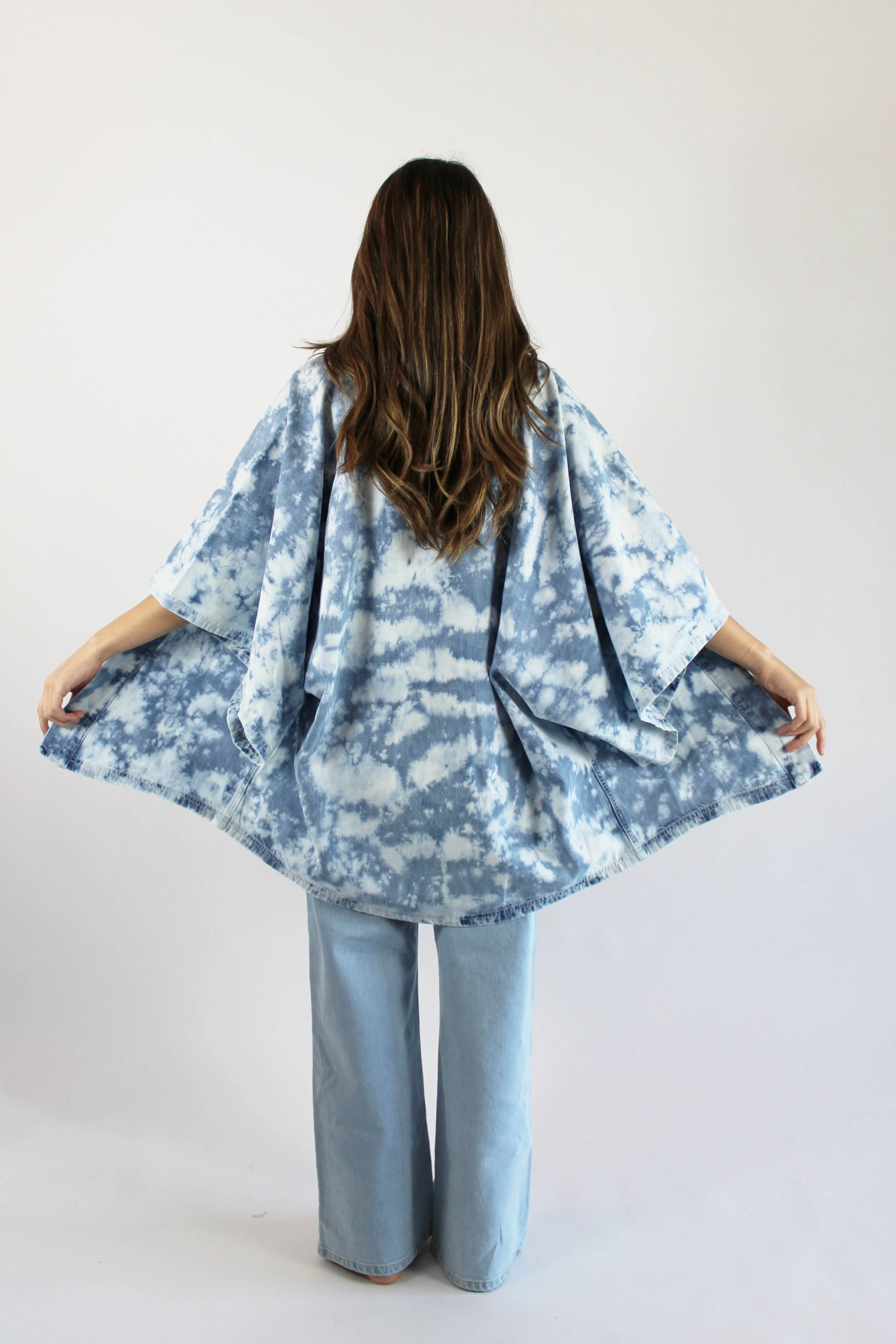 Wabi Sabi Kimono - Sky Wash