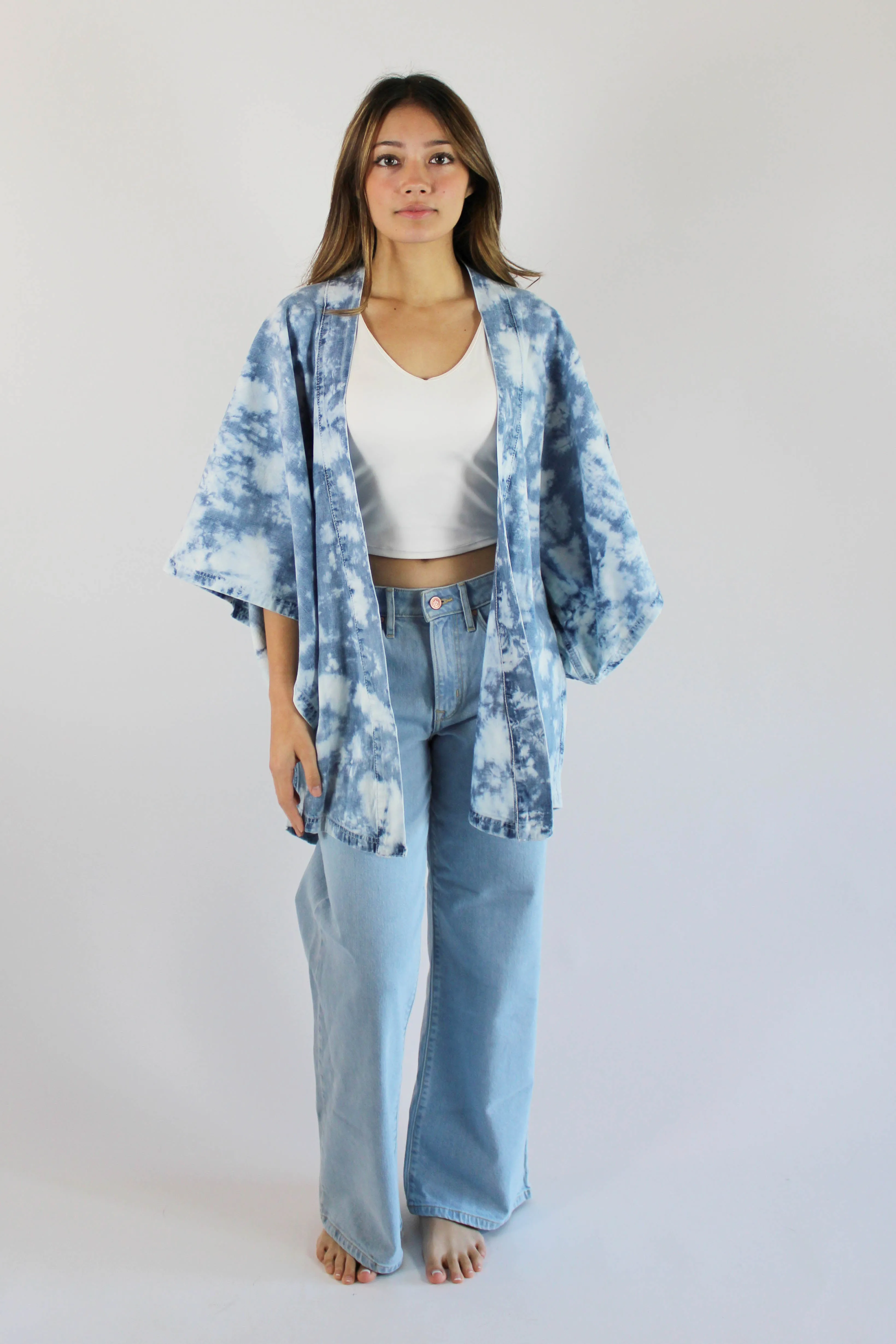 Wabi Sabi Kimono - Sky Wash
