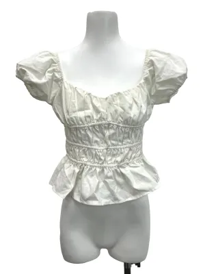 White Tiered Top