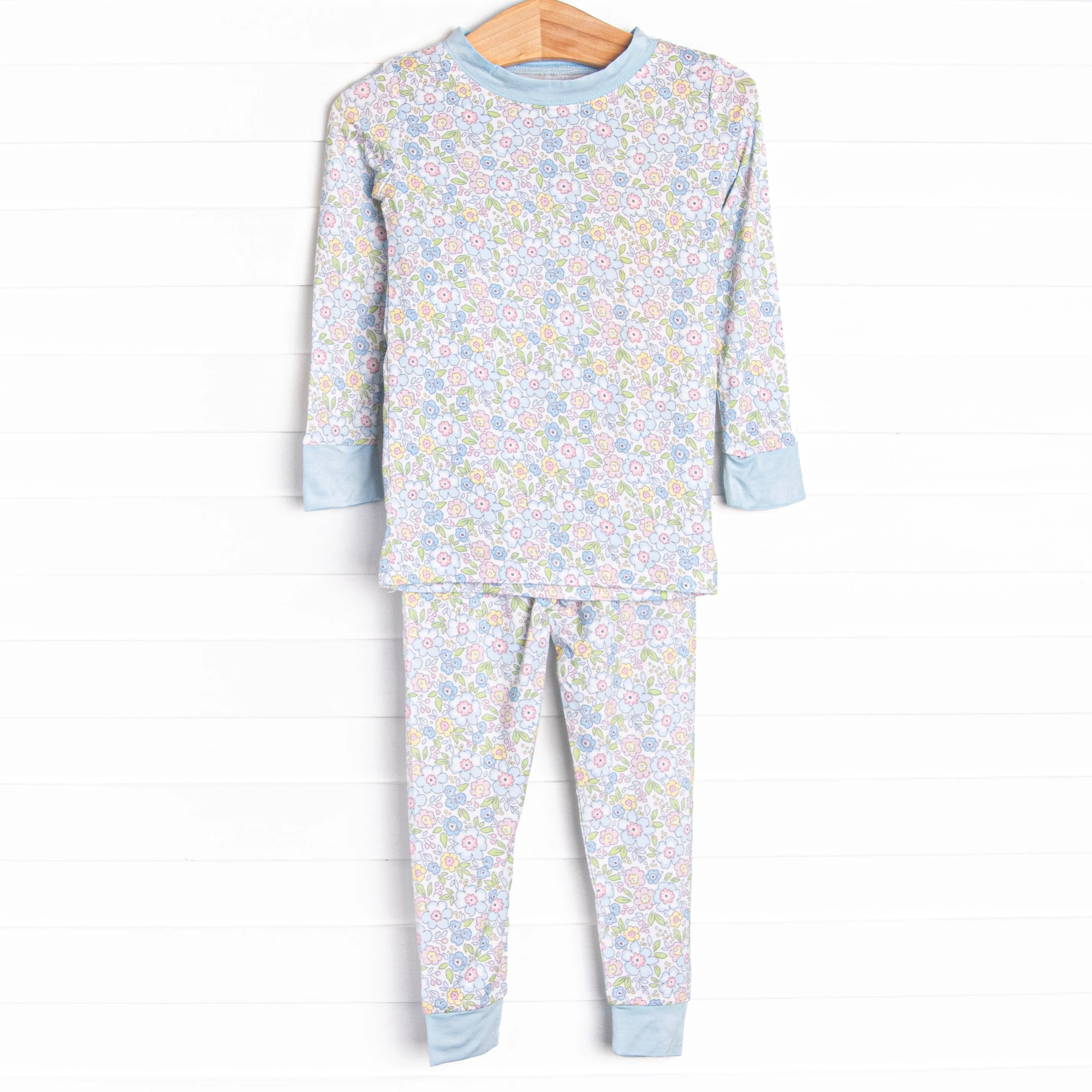 Wildest Dreams Bamboo Pajama Set, Blue