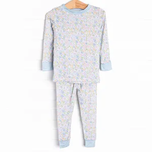 Wildest Dreams Bamboo Pajama Set, Blue