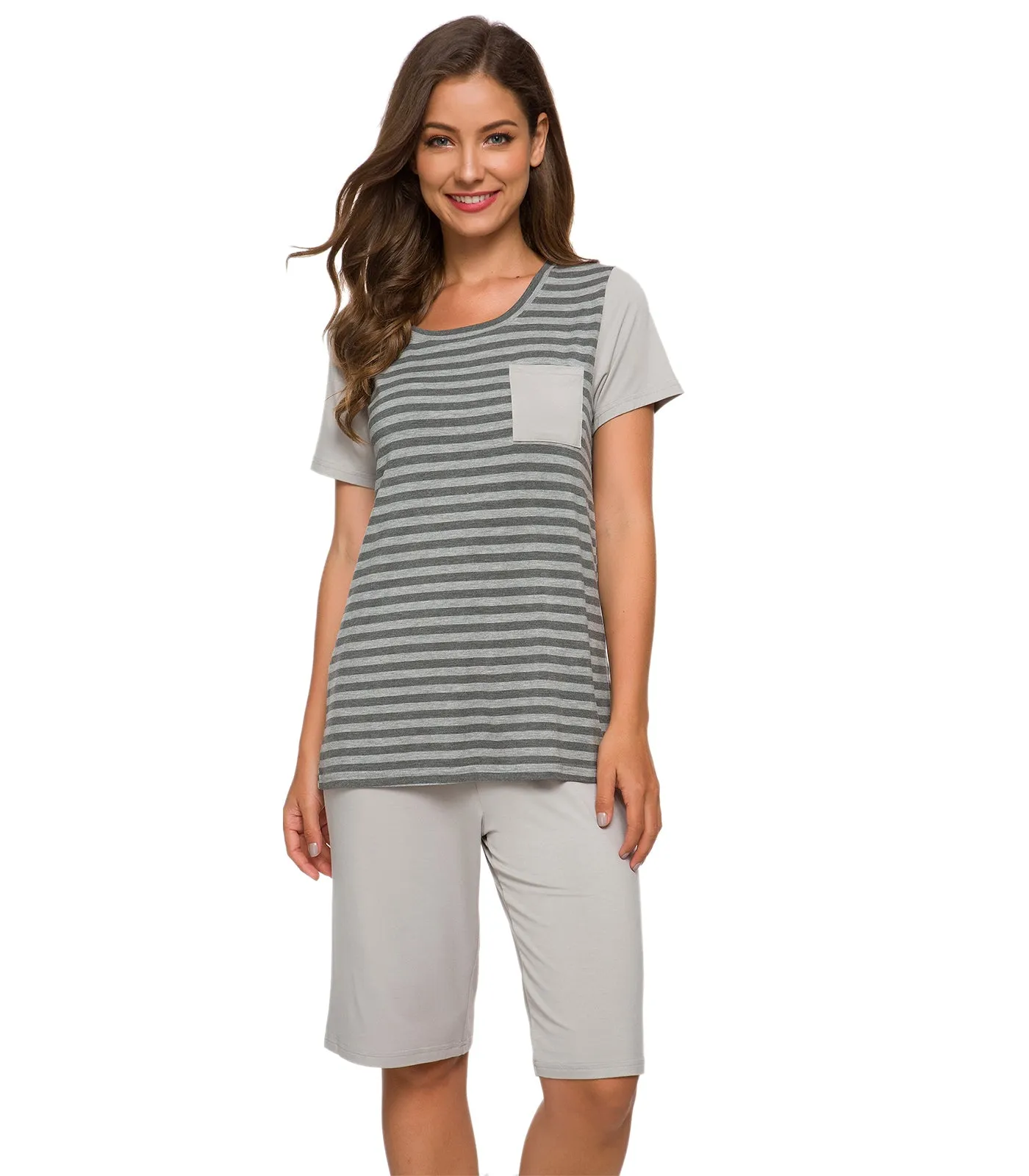 WiWi Womens Pajamas Set Plus Size Pjs Loungewear