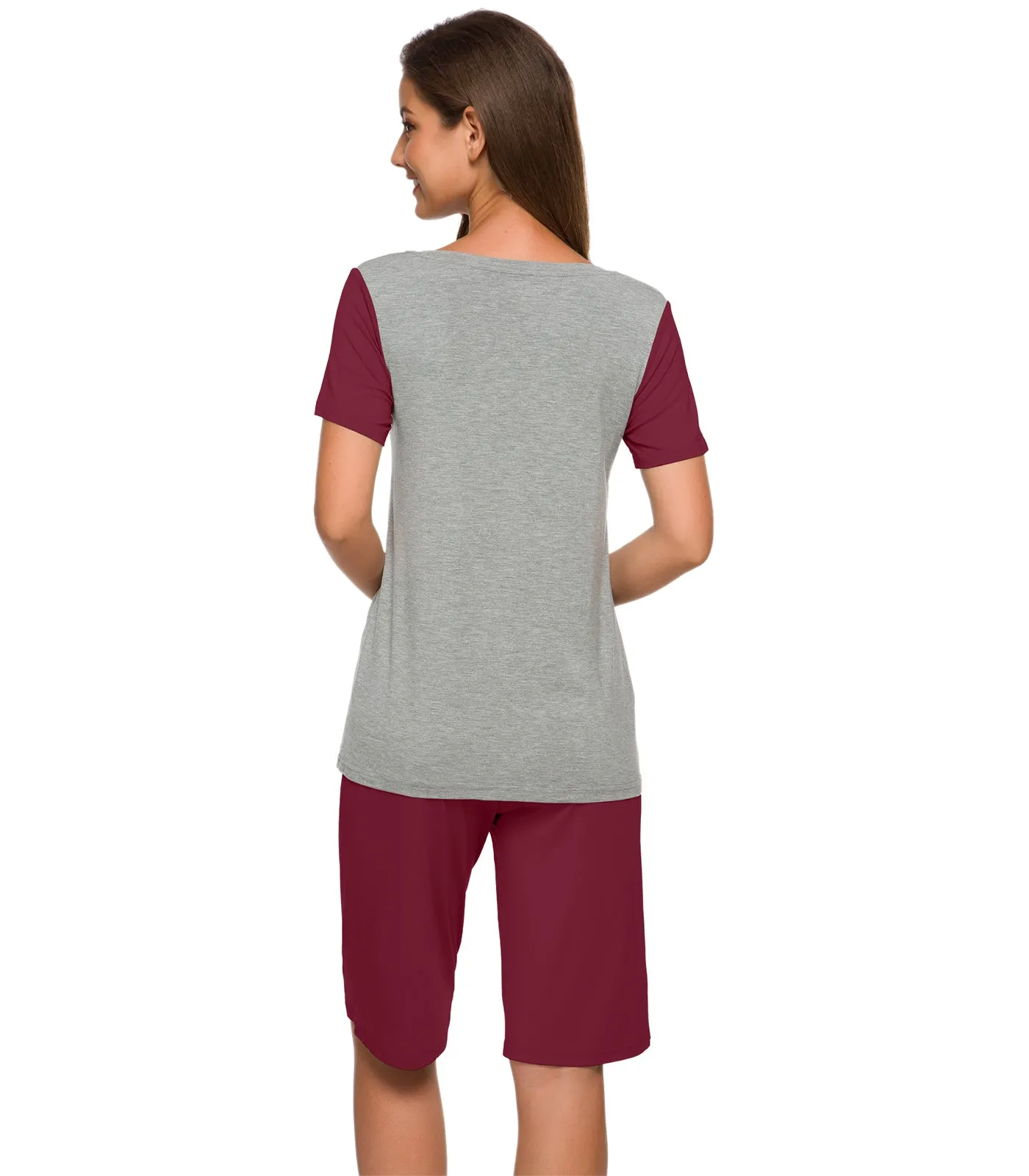 WiWi Womens Pajamas Set Plus Size Pjs Loungewear