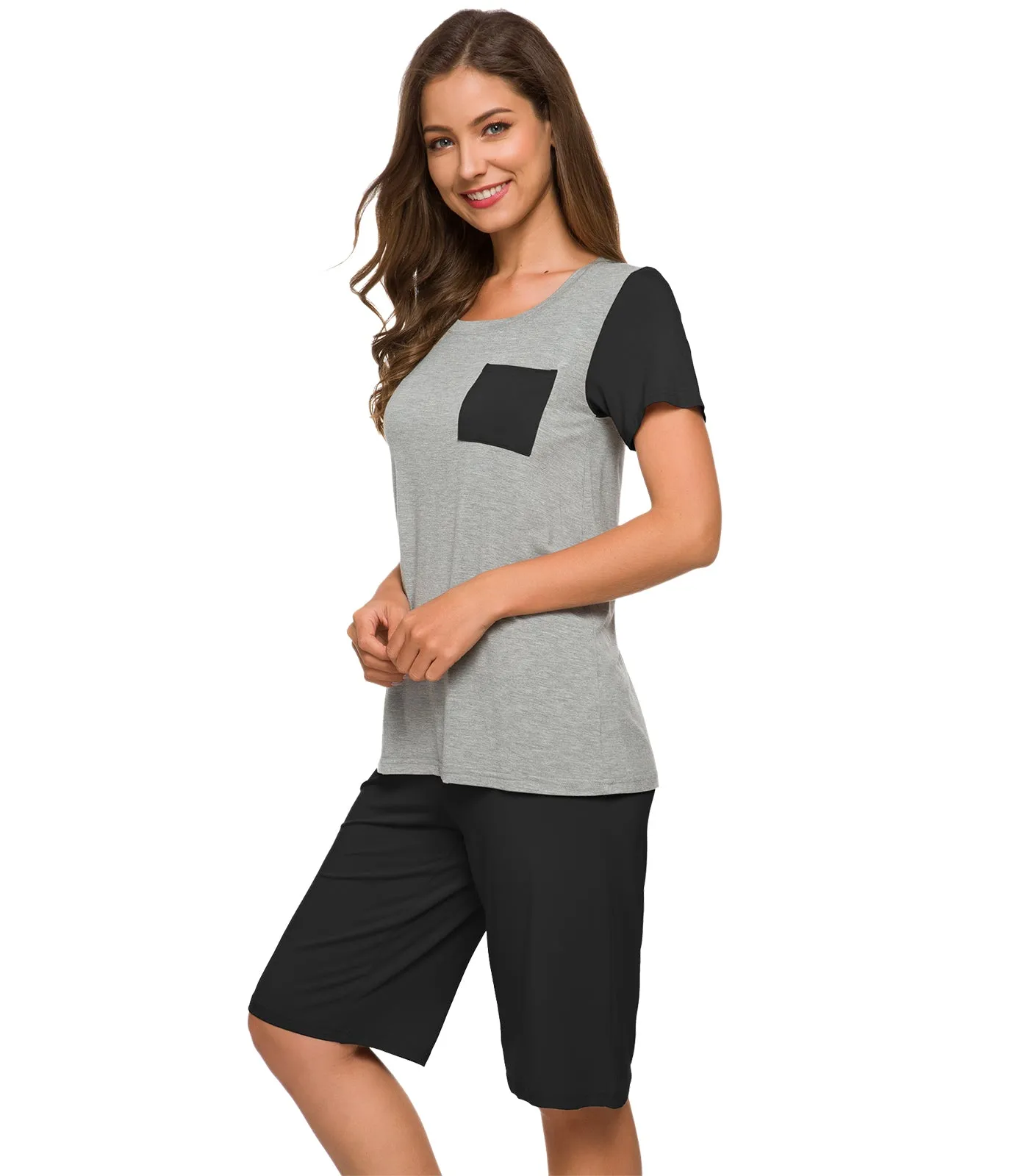 WiWi Womens Pajamas Set Plus Size Pjs Loungewear