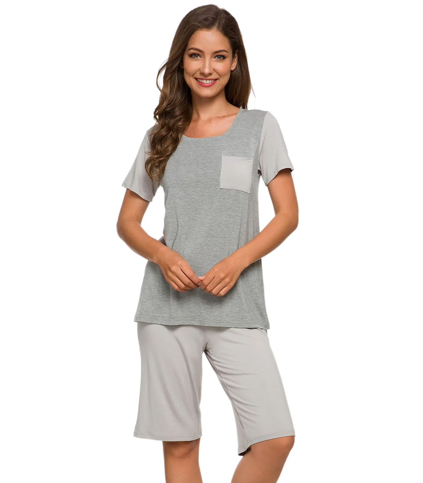 WiWi Womens Pajamas Set Plus Size Pjs Loungewear