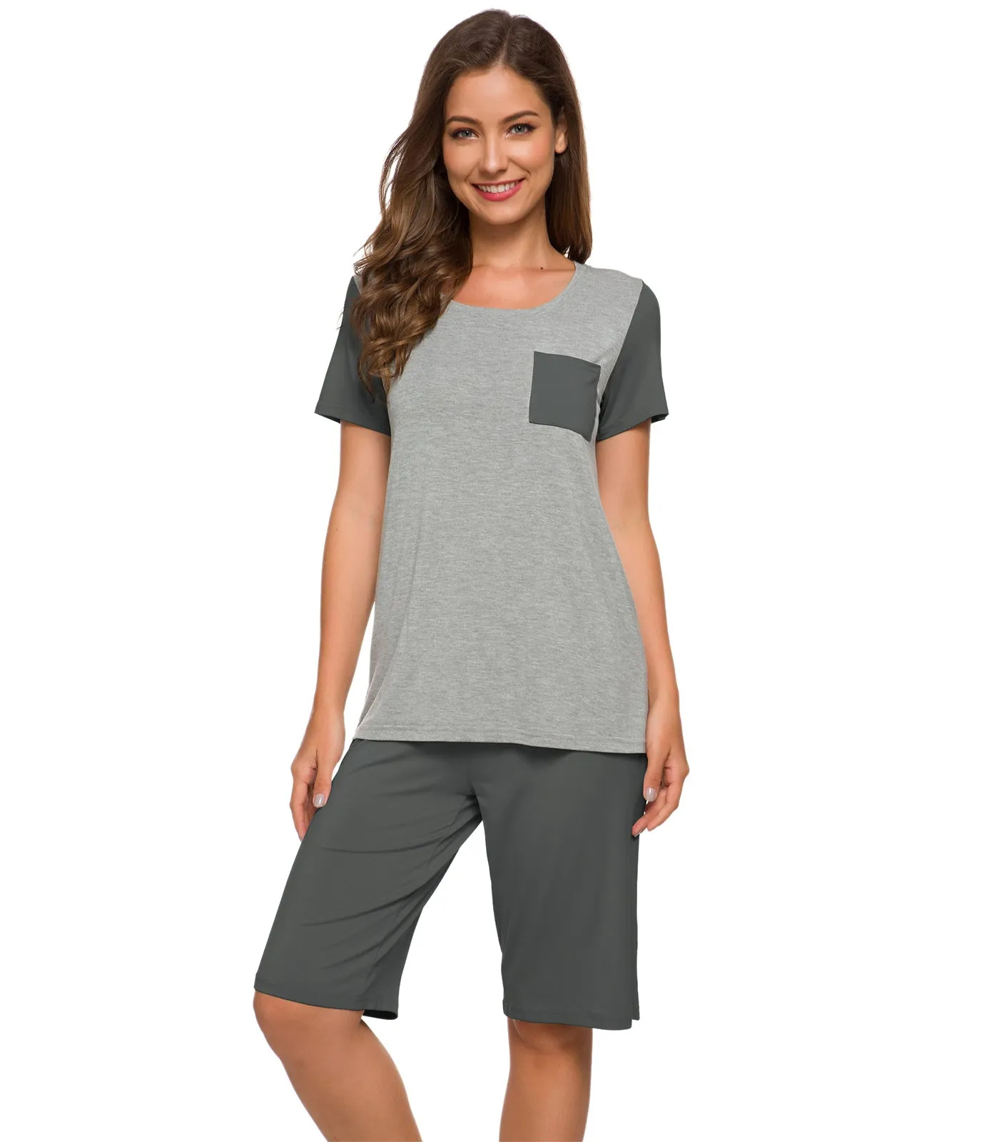 WiWi Womens Pajamas Set Plus Size Pjs Loungewear
