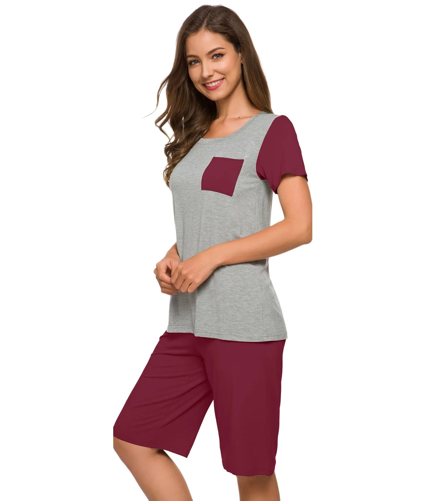 WiWi Womens Pajamas Set Plus Size Pjs Loungewear