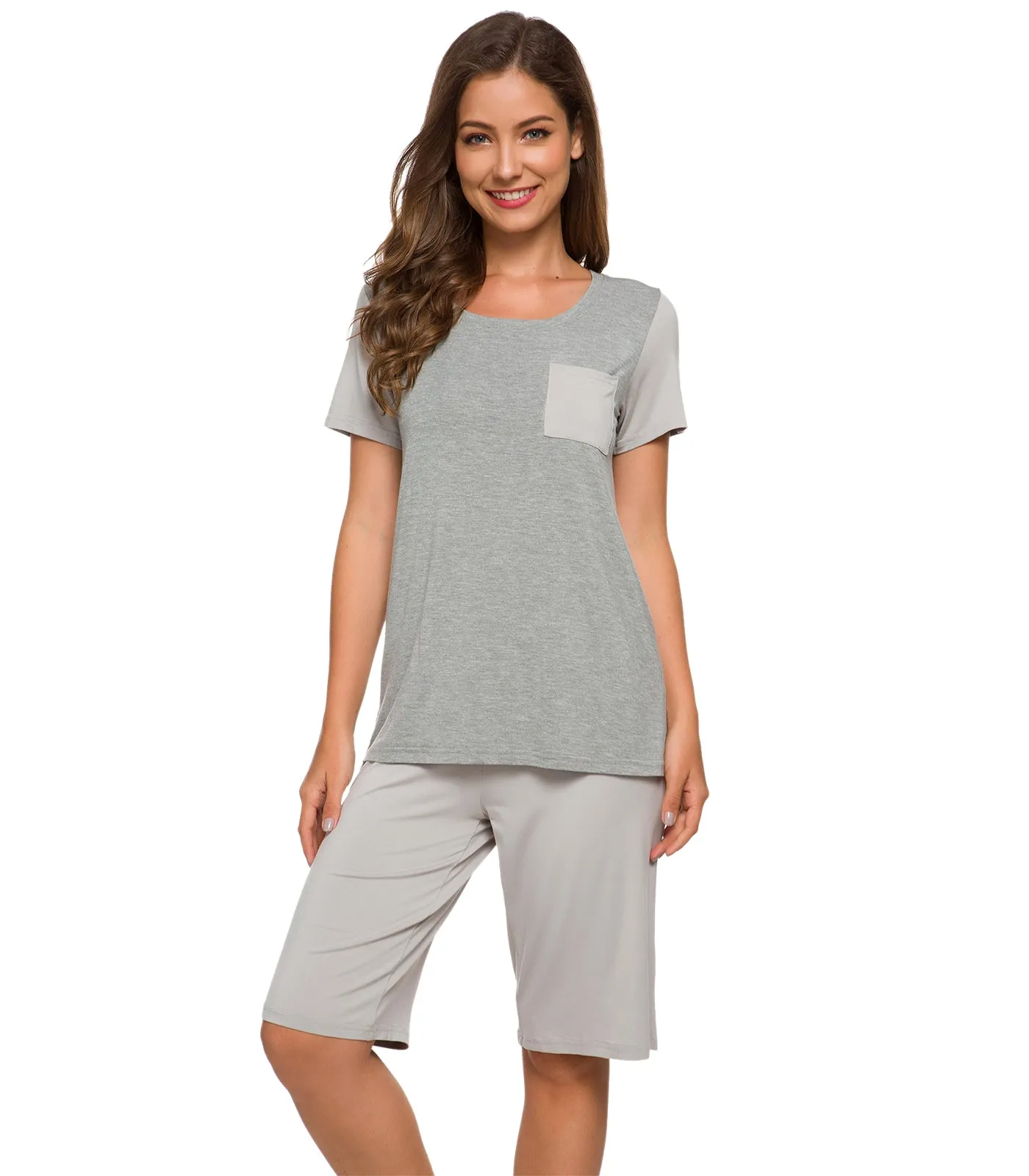 WiWi Womens Pajamas Set Plus Size Pjs Loungewear