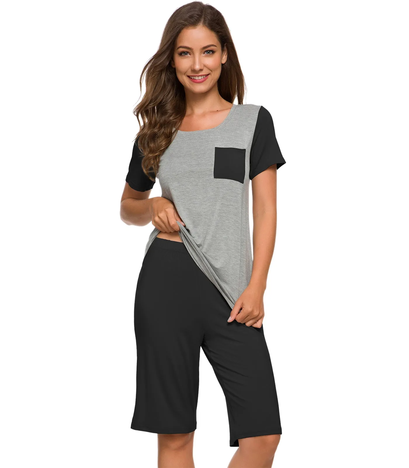 WiWi Womens Pajamas Set Plus Size Pjs Loungewear