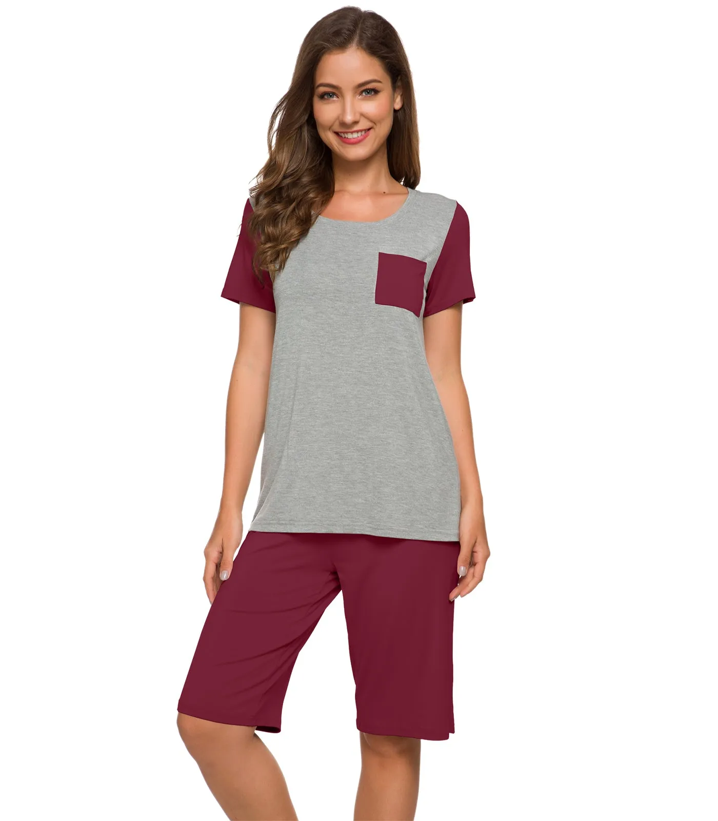 WiWi Womens Pajamas Set Plus Size Pjs Loungewear