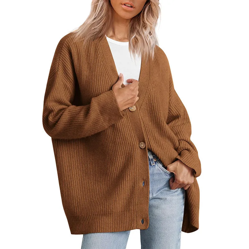 Women's Cardigan with Button Closure