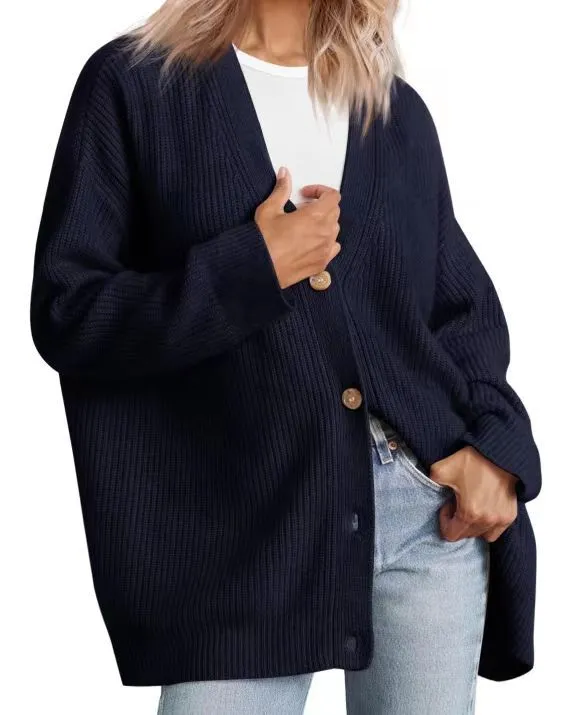 Women's Cardigan with Button Closure