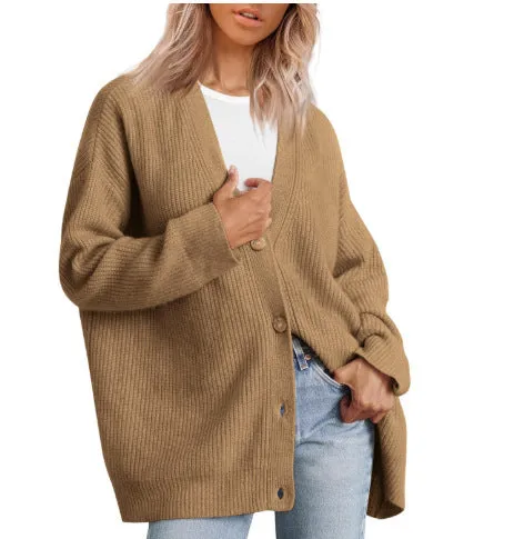 Women's Cardigan with Button Closure