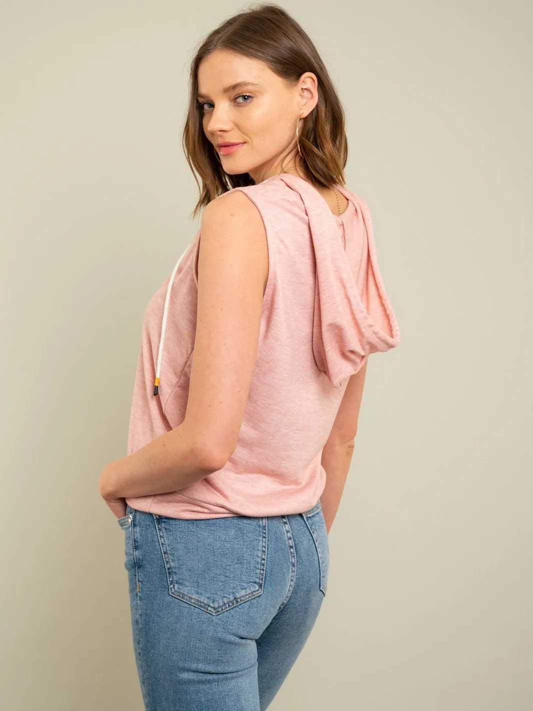 WOMEN'S HOODIE VEST