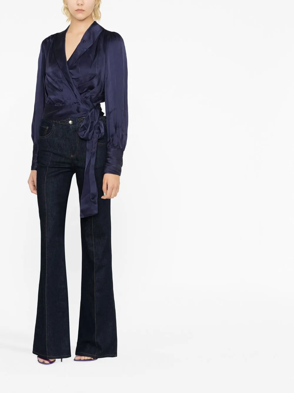 Wrap blouse