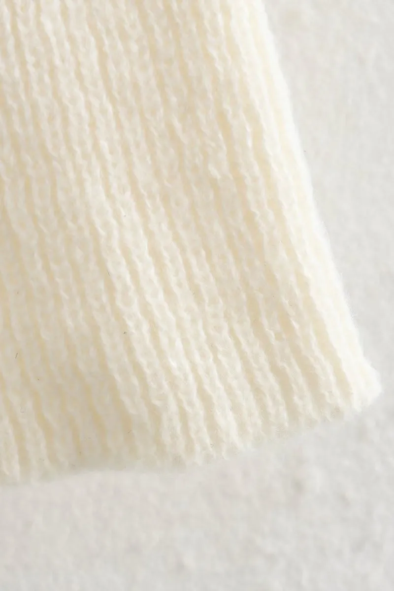 WS3393 Off Shoulder Sweater Outerwear