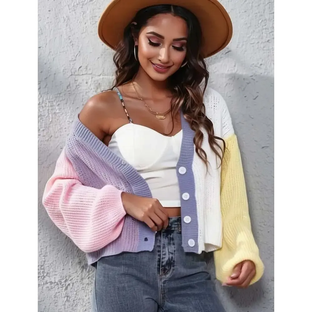 Y2K Buttoned Jacket with Moderate Stretch and Long Sleeve Length