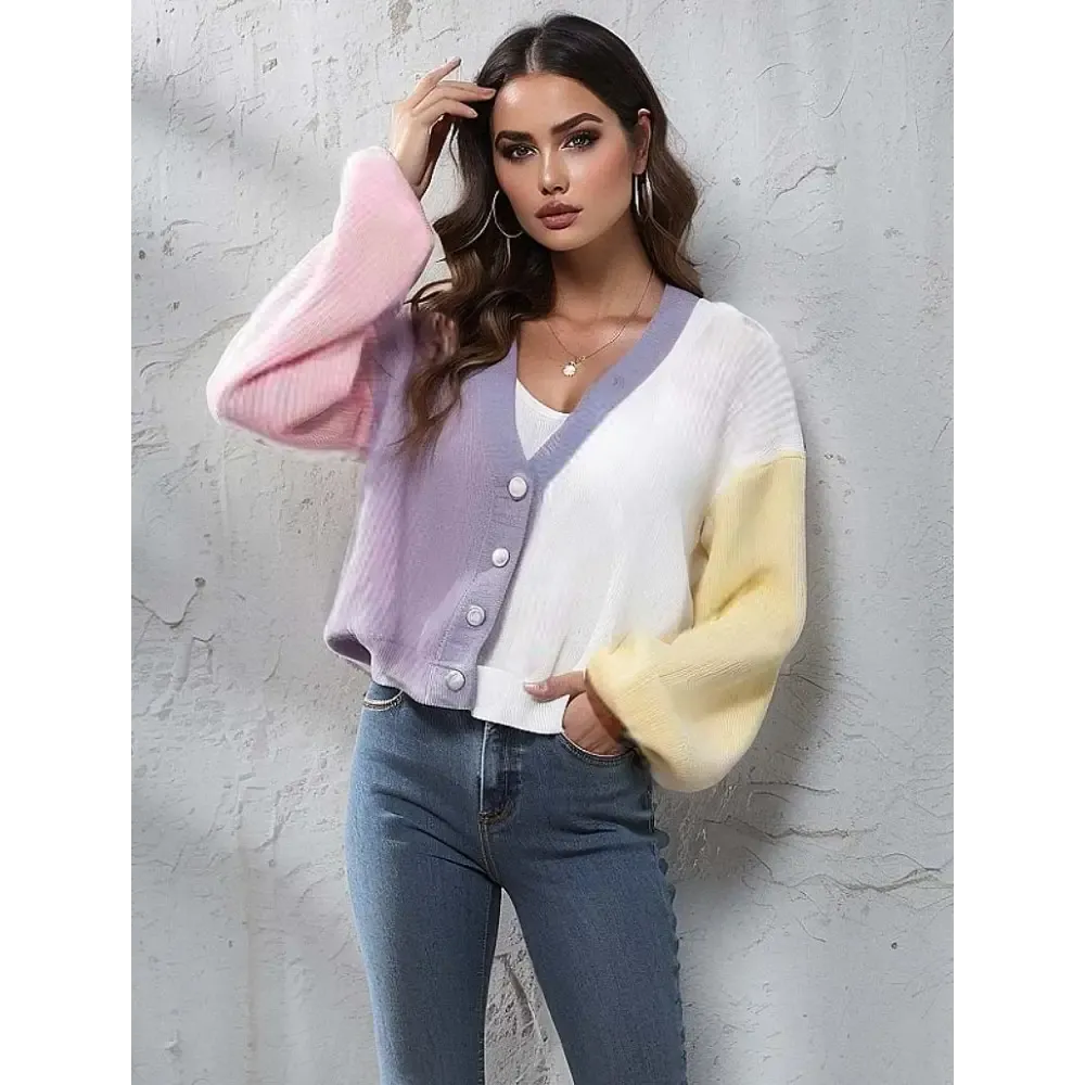 Y2K Buttoned Jacket with Moderate Stretch and Long Sleeve Length