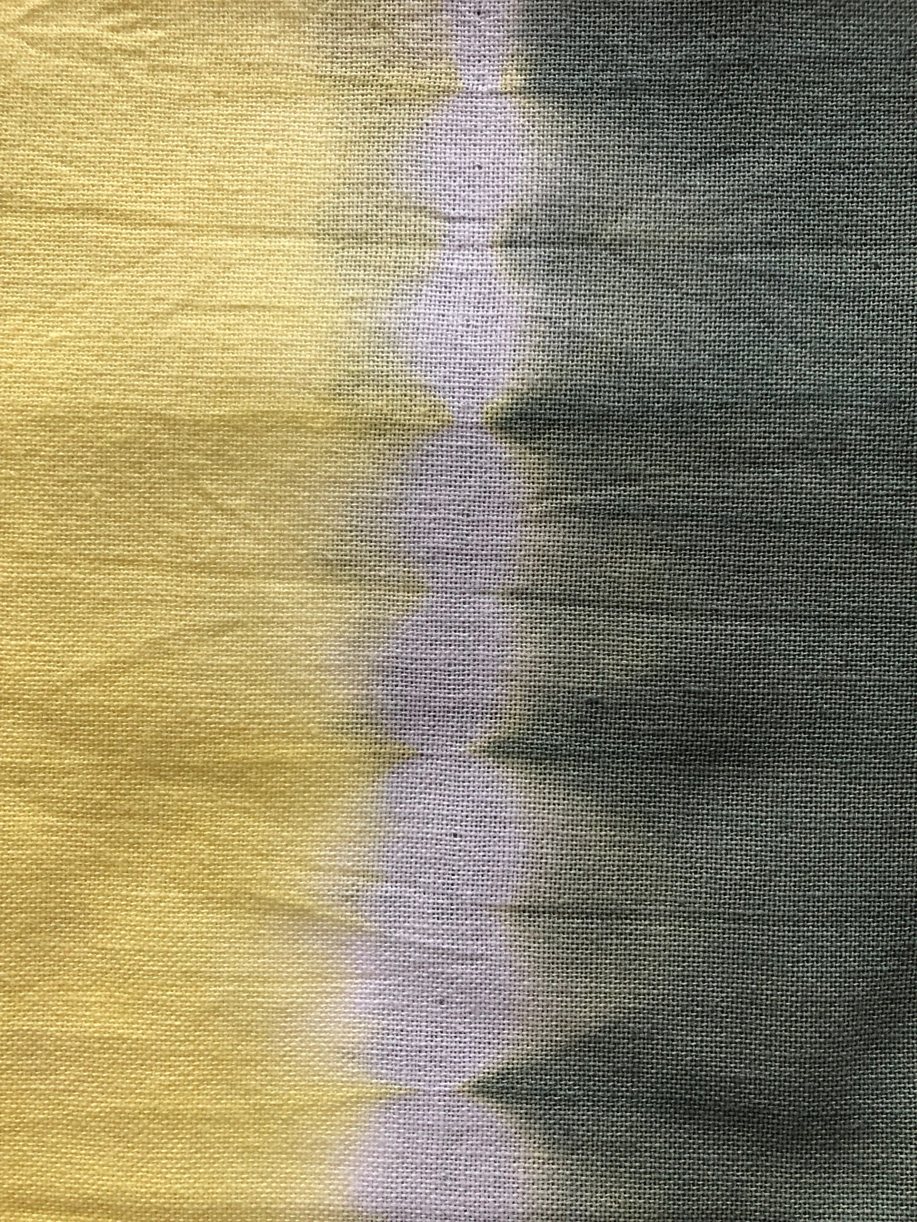Yellow Somewake Shibori Tenugui