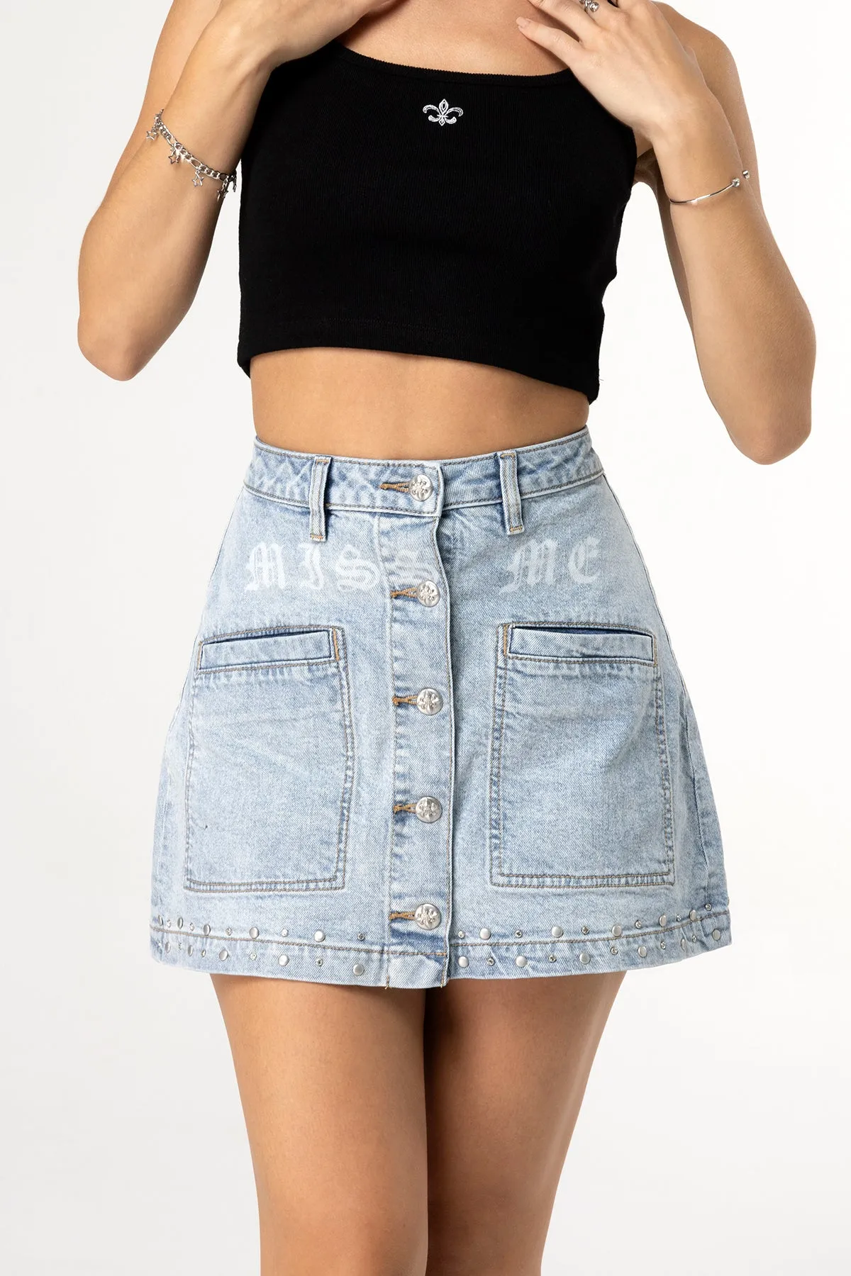 Yes Babe Denim Skirt