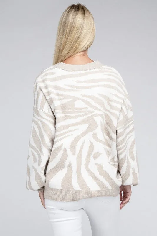 ZEBRA CARDIGAN