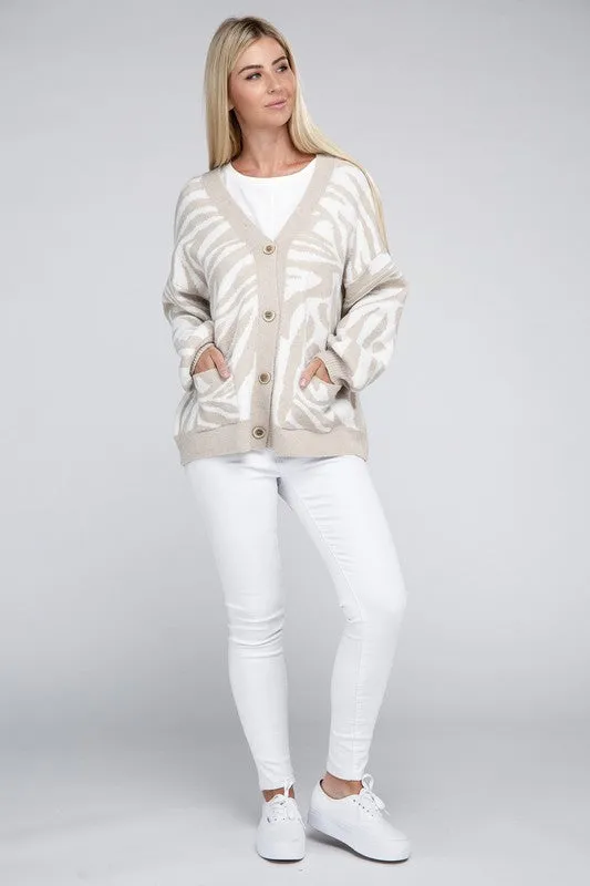 ZEBRA CARDIGAN