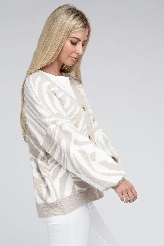 ZEBRA CARDIGAN