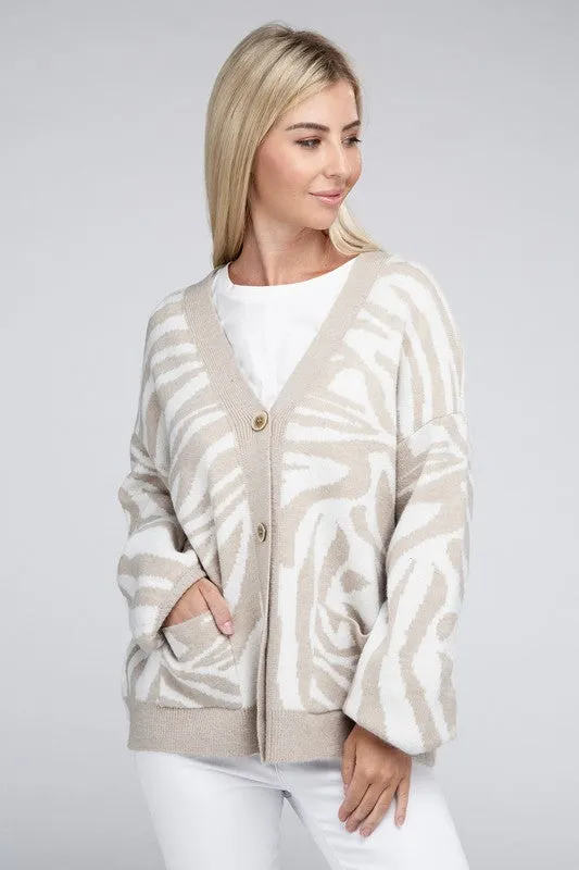 ZEBRA CARDIGAN